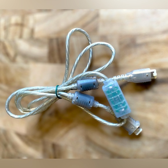 Nintendo Game Boy Advance GBA Multiplayer link cable Glacier - Picture 2 of 3